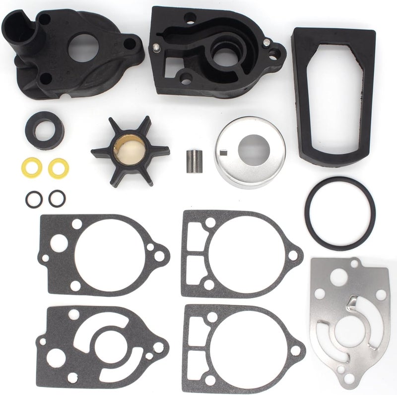 QUICKMARINER QuickMarine 77177A3 Water Pump Impeller Repair Kit for Mercury Marine 30 JET 35-70 HP Outboard Motors Replacement 46-77516A3 46-77177A3 Sierra 18-3322 Boat Engine - Image 5